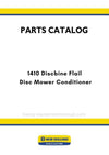 New Holland 1410 Discbine Flail Disc Mower Conditioner Parts Manual
