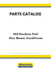New Holland 1412 Discbine Flail Disc Mower Conditioner Parts Manual
