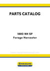 New Holland 1880 NH SP Forage Harvester Parts Manual (OPERATOR'S CAB)
