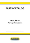 New Holland 1900 NH SP Forage Harvester Parts Manual