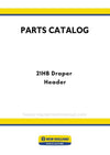 New Holland 21HB Draper Header Parts Manual