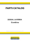 New Holland 3550AL Laverda Hillside Combine Parts Manual BASE UNIT