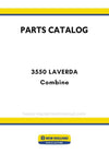 New Holland 3550 LAVERDA Combine Parts Manual