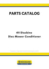New Holland 411 Discbine Disc Mower Conditioner Parts Manual