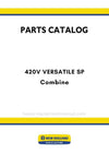 New Holland 420V VERSATILE SP Combine Parts Manual