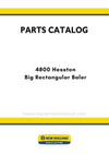 New Holland 4800 Hesston Big Rectangular Baler Parts Manual - U.S. VERSION (EUROPE)
