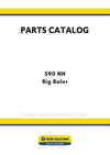New Holland 590 NH Big Baler Parts Manual