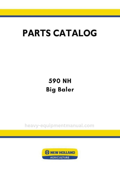 New Holland 590 NH Big Baler Parts Manual