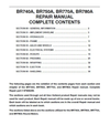 New Holland 60, BR740A, BR750A, BR770A, BR780A Baler Service Manual 87606299 PDF