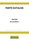 New Holland 640 NH Round Baler Parts Manual 1992