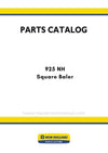 New Holland 925 NH Square Baler Parts Manual