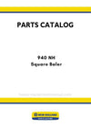 New Holland 940 NH Square Baler Parts Manual (France)