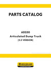 New Holland AD250 Articulated Dump Truck Parts Manual (3.5 VERSION)