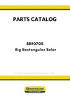 New Holland BB9070S Big Rectangular Baler Parts Manual