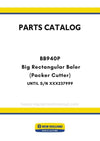 New Holland BB940P Big Rectangular Baler Parts Manual (Packer Cutter) UNTIL S/N XXX237999