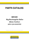 New Holland BB940R Big Rectangular Baler Parts Manual (Rotor Cutter) UNTIL S/N XXX237999