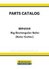 New Holland BB960AR Big Rectangular Baler Parts Manual (Rotor Cutter)