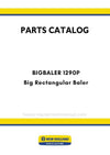 New Holland BIGBALER 1290P Big Rectangular Baler Parts Manual