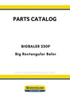 New Holland BIGBALER 230P Big Rectangular Baler Parts Manual