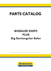 New Holland BIGBALER 230PC PLUS Big Rectangular Baler Parts Manual