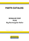 New Holland BIGBALER 230P PLUS Big Rectangular Baler Parts Manual