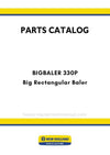 New Holland BIGBALER 330P Big Rectangular Baler Parts Manual