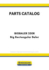 New Holland BIGBALER 330R Big Rectangular Baler Parts Manual (yellow)