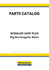 New Holland BIGBALER 340P PLUS Big Rectangular Baler Parts Manual