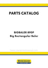 New Holland BIGBALER 890P Big Rectangular Baler Parts Manual