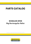 New Holland BIGBALER 890R Big Rectangular Baler Parts Manual