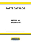 New Holland BR770A NH Round Baler Parts Manual