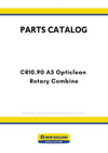 New Holland CR10.90 A5 Opticlean Rotary Combine Parts Manual