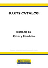 New Holland CR10.90 E5 Rotary Combine Parts Manual