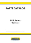 New Holland CR10 Rotary Combine Parts Manual