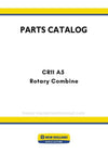 New Holland CR11 A5 Rotary Combine Parts Manual