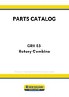 New Holland CR11 E5 Rotary Combine Parts Manual