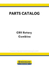 New Holland CR11 Rotary Combine Parts Manual