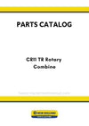 New Holland CR11 TR Rotary Combine Parts Manual