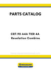 New Holland CR7.90 A4A TIER 4A Revelation Combine Parts Manual - (NAFTA)