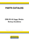 New Holland CR8.90 A5 Aggr Shake Rotary Combine Parts Manual