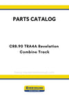 New Holland CR8.90 TRA4A Revelation Combine Track Parts Manual - TIER 4A (NAFTA)