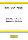 New Holland CR9.90 A4B Tier 4B Revelation Combine Parts Manual (NAFTA)