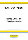 New Holland CR9.90 A4 Tier 4A Elevation Combine Parts Manual (NA)