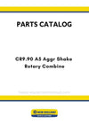 New Holland CR9.90 A5 Aggr Shake Rotary Combine Parts Manual MY25