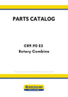 New Holland CR9.90 E5 Rotary Combine Parts Manual MY25