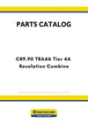 New Holland CR9.90 TRA4A Tier 4A Revelation Combine TRACK Parts Manual