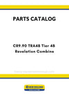 New Holland CR9.90 TRA4B Tier 4B Revelation Combine TRACK Parts Manual