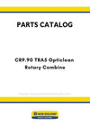 New Holland CR9.90 TRA5 Opticlean Rotary Combine Parts Manual