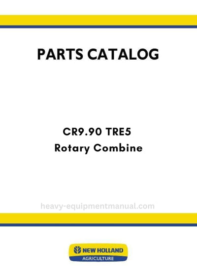 New Holland CR9.90 TRE5 Rotary Combine Parts Manual MY25