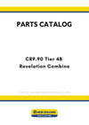 New Holland CR9.90 Tier 4B Revelation Combine Parts Manual